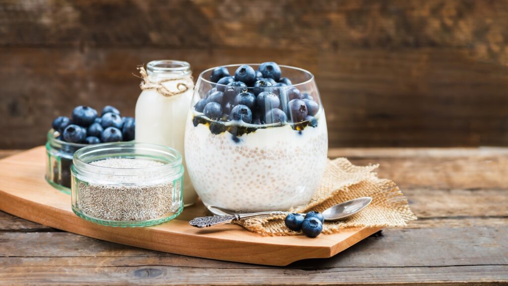 Blueberry Lemon Chia Pudding