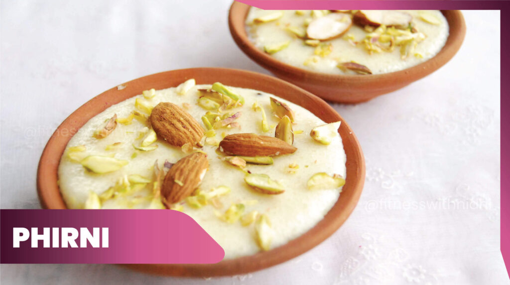 Phirni healthy raksha bandhan sweet