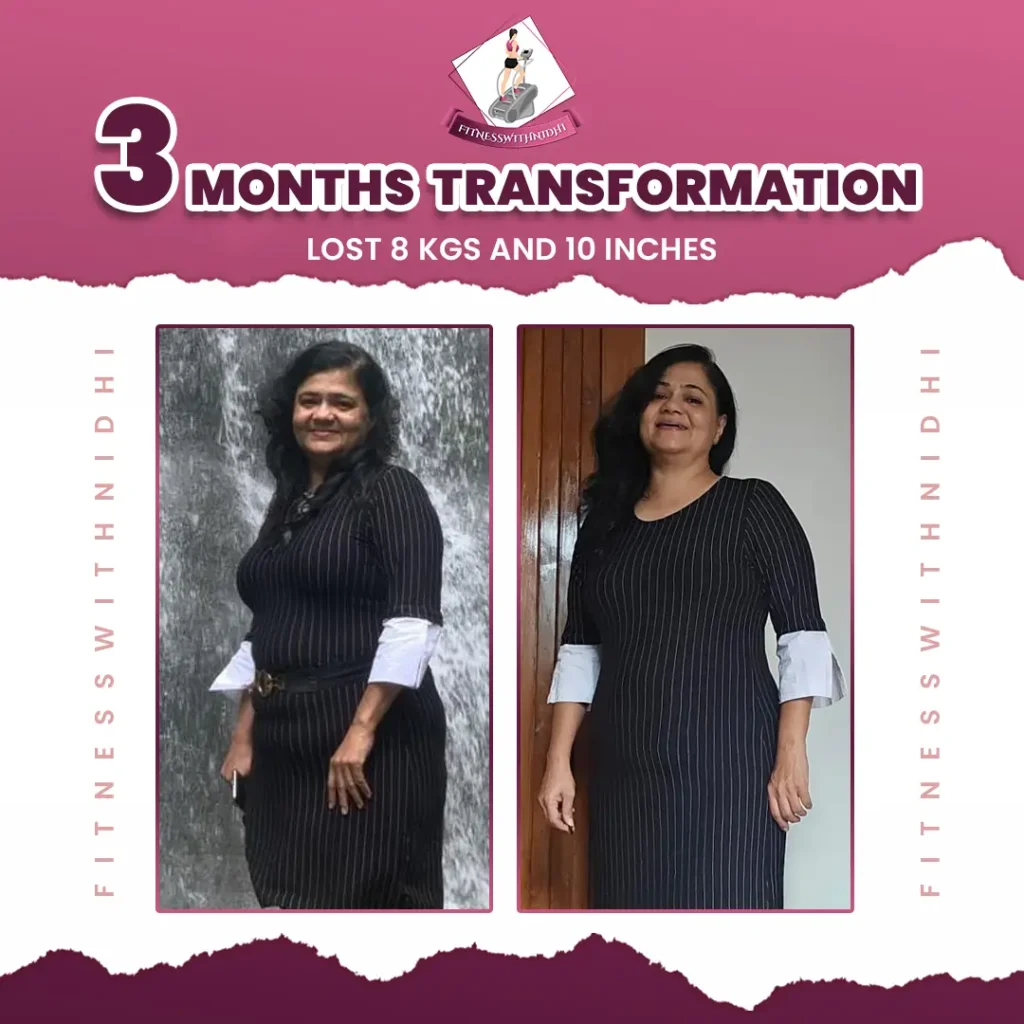 sheetal shah 3 month transformation