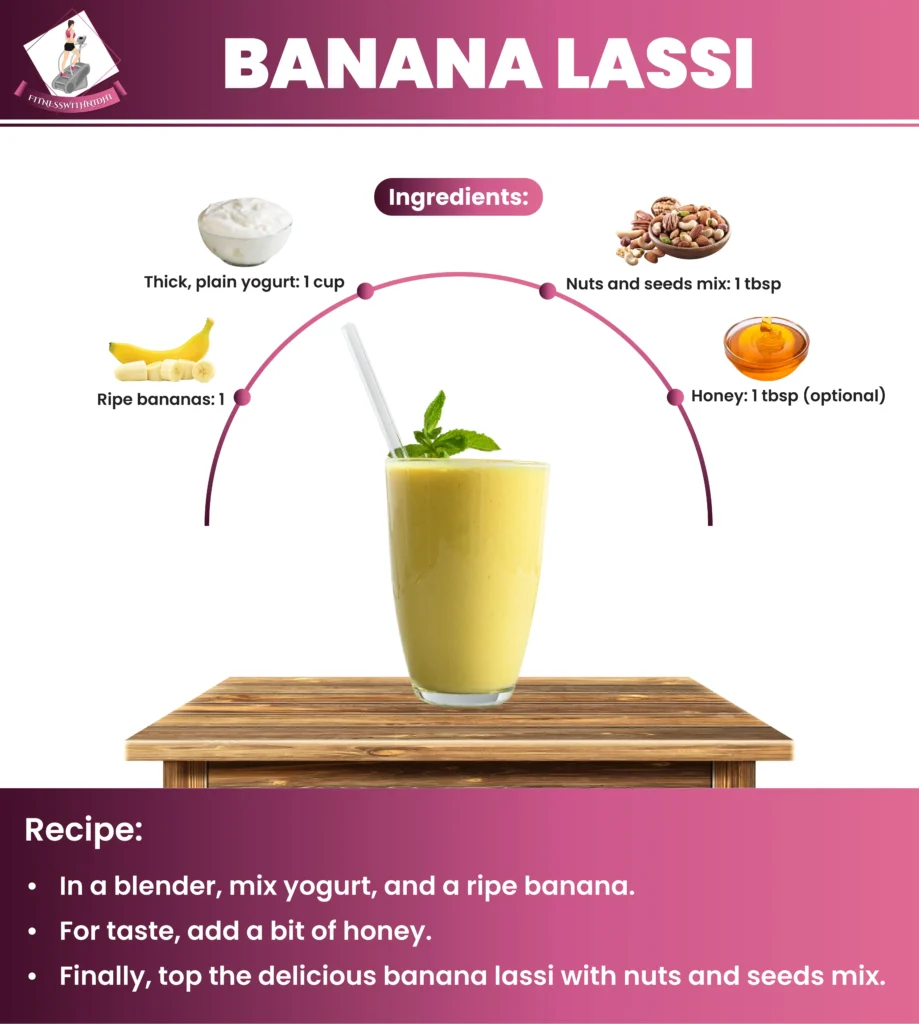 banana lassi recipe for kids in summer
