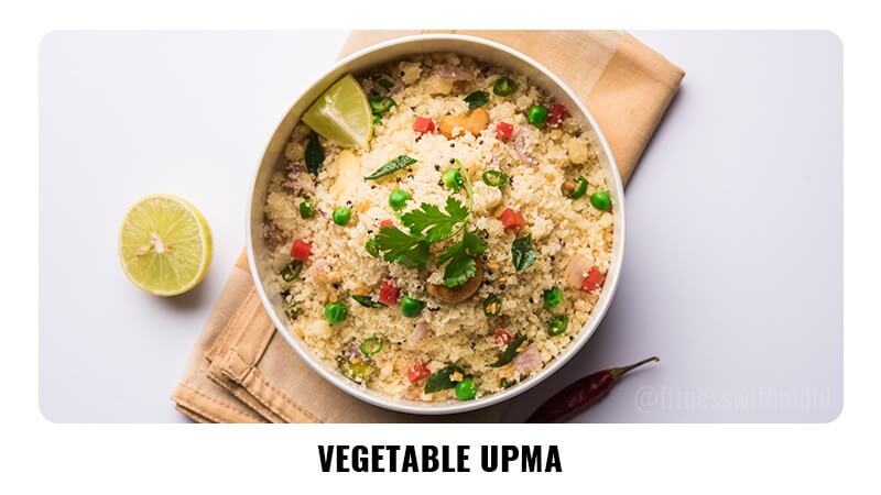 2. Vegetable Upma: