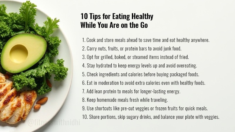 10 Tips for Eating Healthy While You Are on the Go