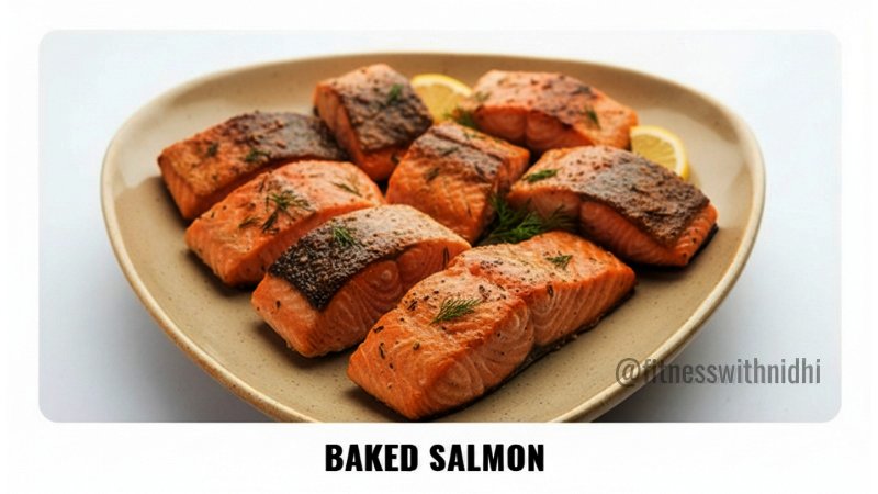 Baked salmon