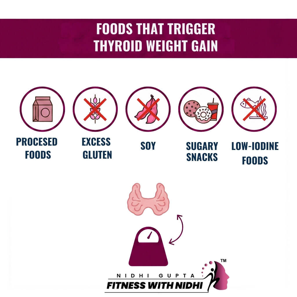 Foods That Trigger Thyroid Weight Gain